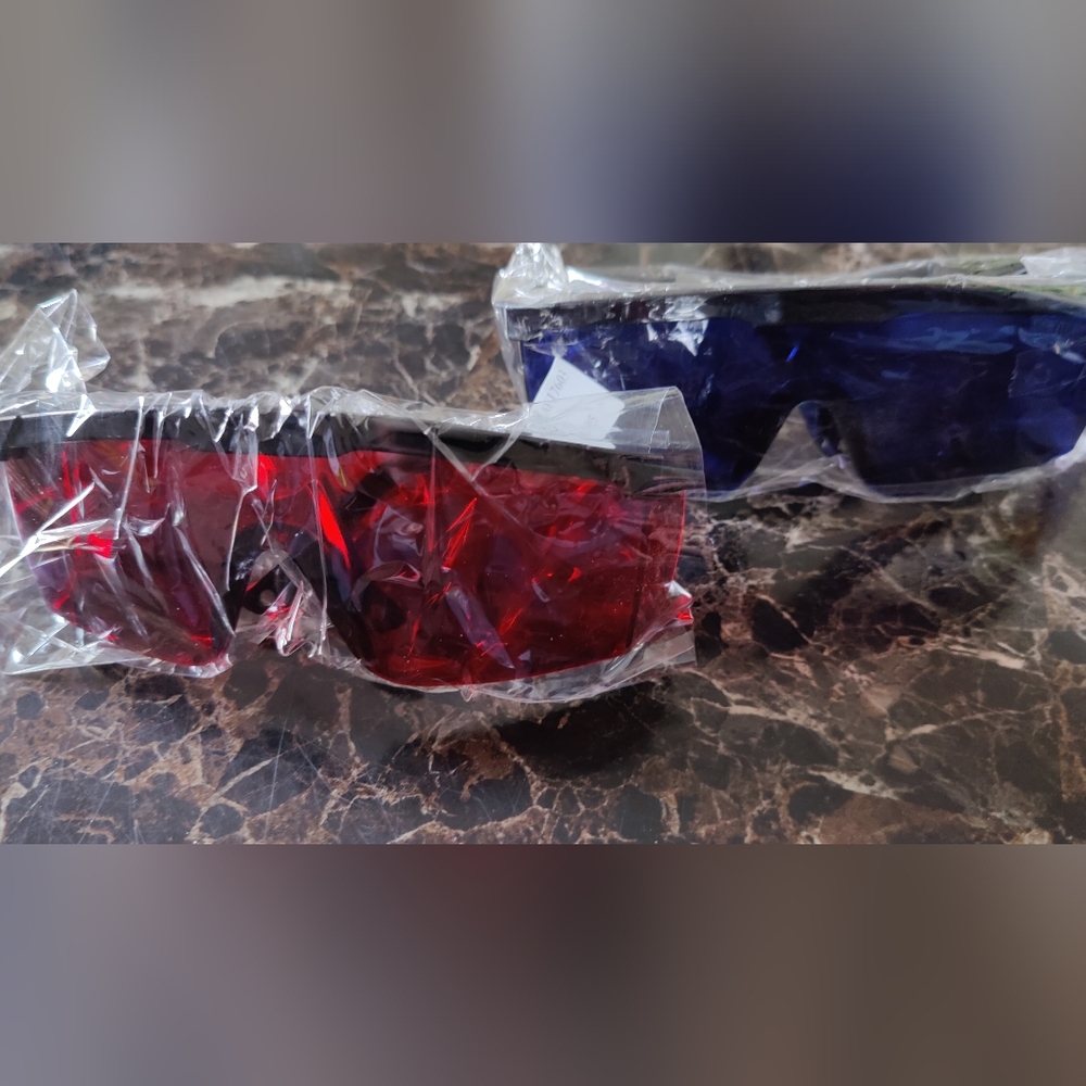 Set of 2 Laser Protection Glasses/Goggles